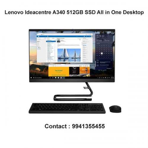 Lenovo Ideacentre A340 512GB SSD All in One Desktop price in hyderabad