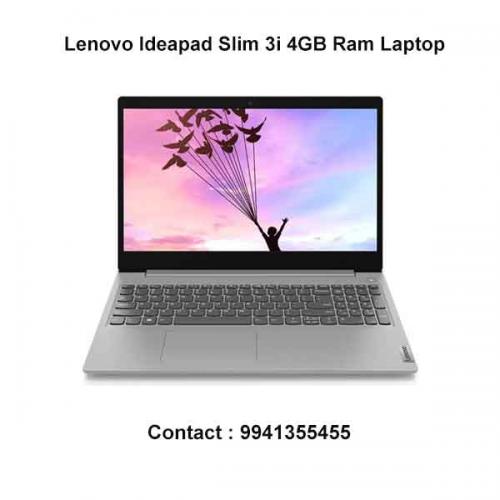 Lenovo Ideapad Slim 3i 4GB Ram Laptop Price in chennai, tamilandu, Hyderabad, telangana